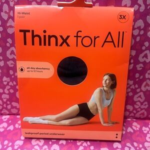 Thinx for All™ Hi Waist Period Leak Proof Underwear. Size 3X
